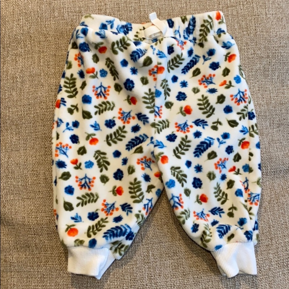 Gymboree infant, winter velour pants. Cute and warm!